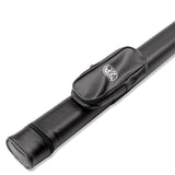 Jonny 8 Ball XTRA Tubular 2pc Cue Case, Shoulder Strap, 6" Mini Butt Pocket, Moulded Interior