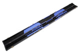 Deluxe 1 Piece 2 Slot CHEQUERED Cue Case with Plastic Ends and Chalk Compartment - Holds 2 Cues