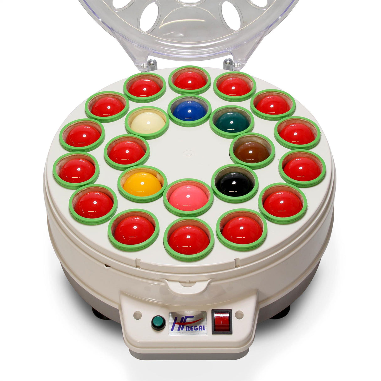 Original REGAL 4th Generation 22 Snooker Ball Cleaning Machine with Woollen Cups & Disc