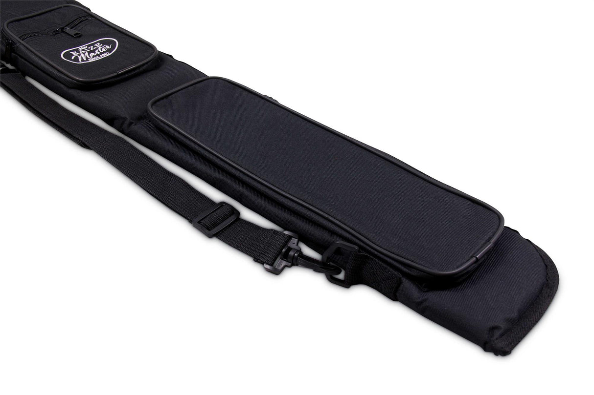 Baize Master Soft Deluxe Padded Double Pocket Centre Joint 2pc Pool Snooker Cue Case