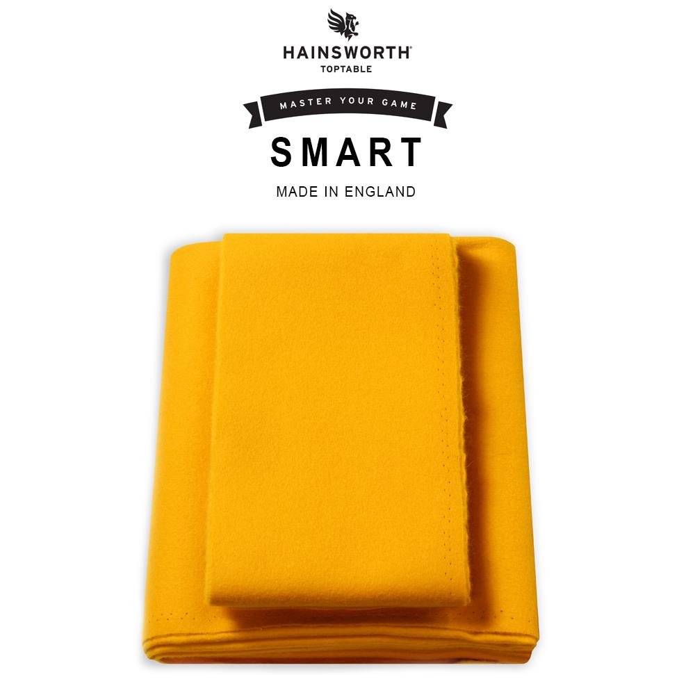 Hainsworth SMART Bed and Cushion Cloth Set for 7ft UK Pool Table GOLD