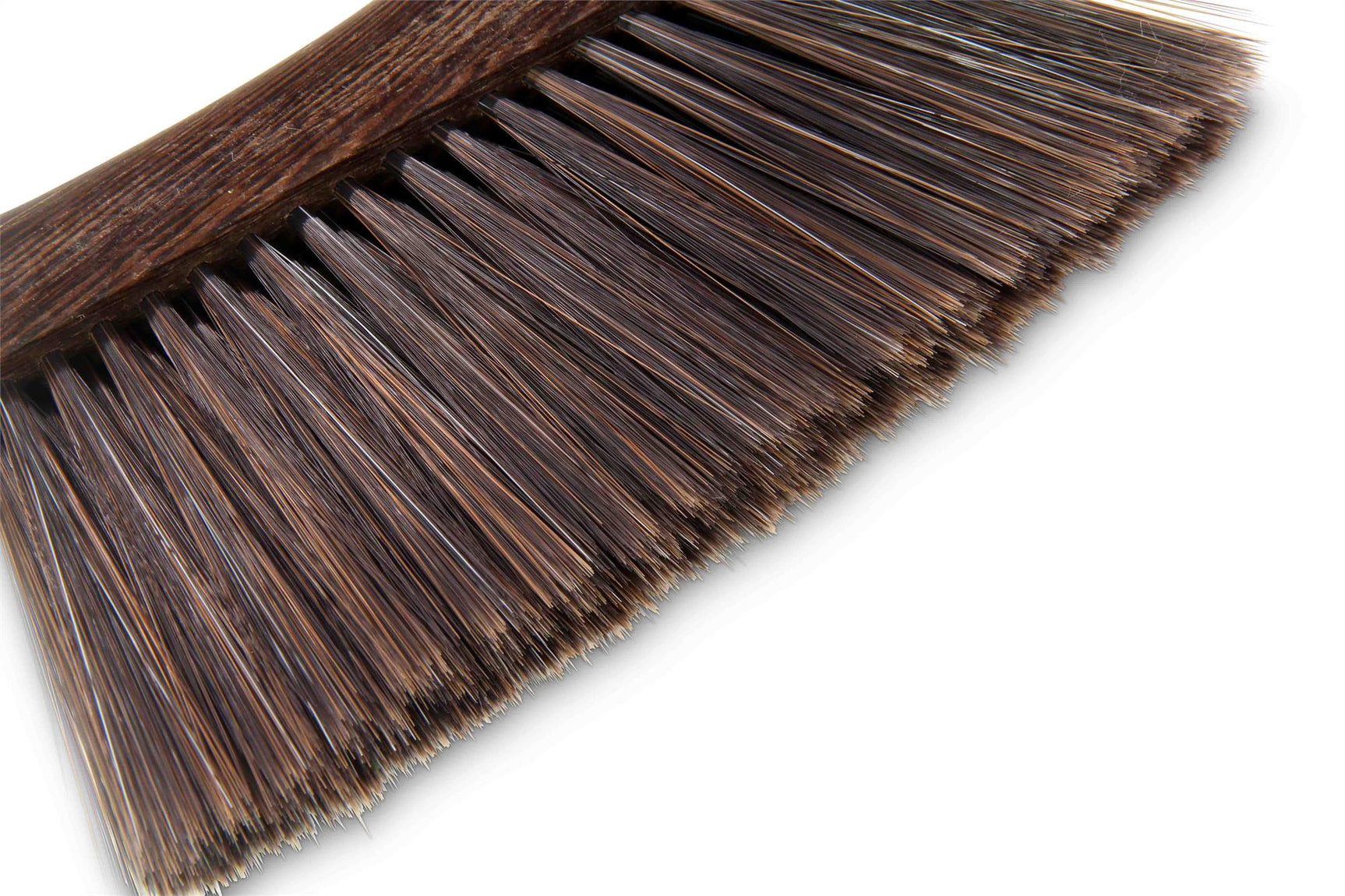 Giant Brown Snooker and Pool Rail Brush 14 Inch Handle with 8 Inch Imitation Horsehair Bristles