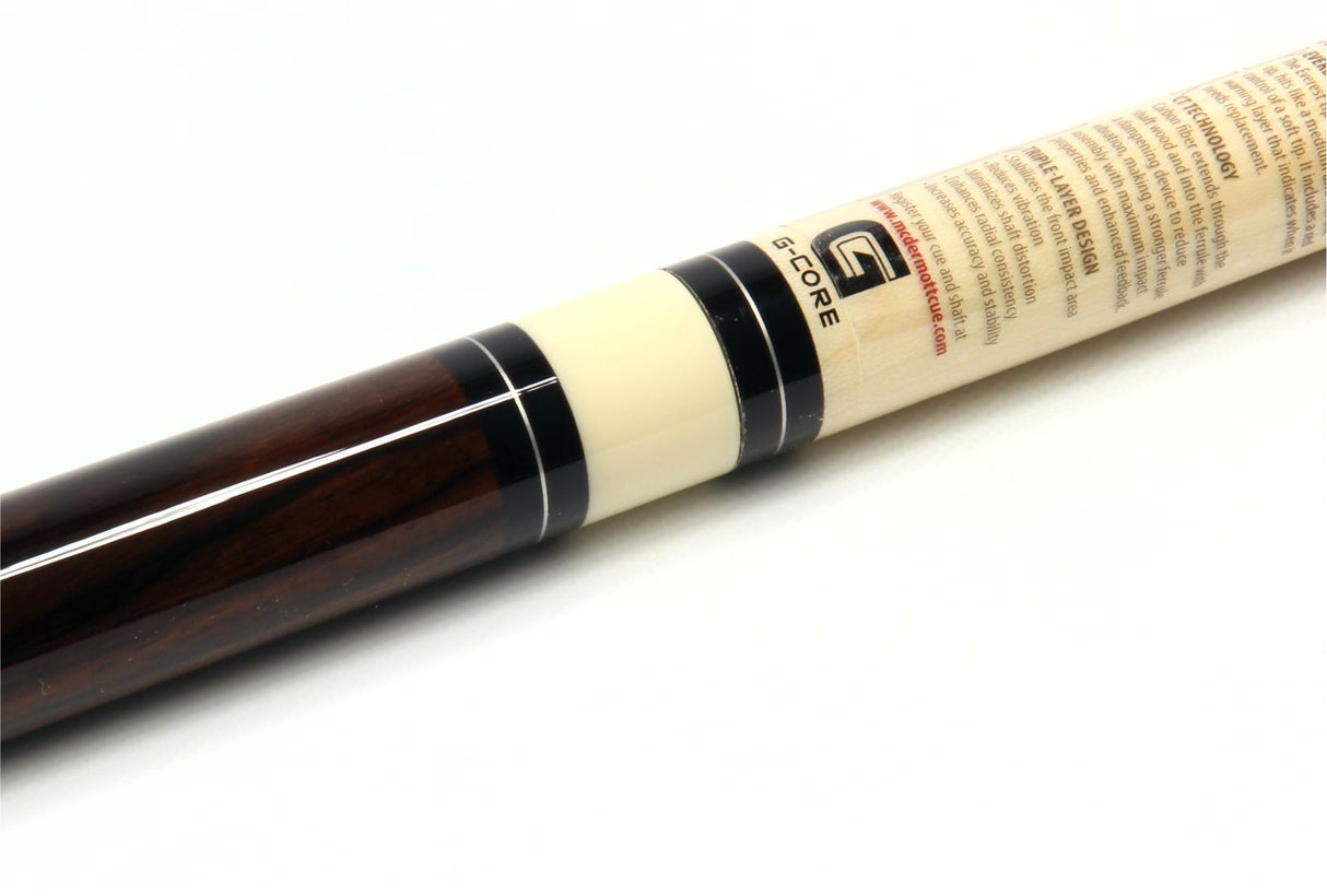 McDermott ROSEWOOD Hand Crafted G-Series American Pool Cue 13mm tip – G411