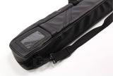 Baize Master Premium Soft Black DUAL Pool Cue Case for 2 Cues – 2 Butts & 2 Shafts