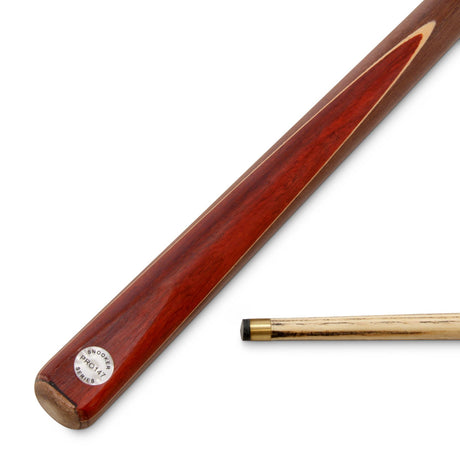 PRO147 Traditional CHAMPION 57 Inch 2pc Machine Spliced Pool Snooker Cue with Matching Ash Grain and 9.5mm Tip - SE13