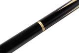 Baize Master Gold Series RED EMPEROR 8-BALL POOL CUE SET with 57 Inch Hand Spliced 3/4 Joint Cue 8mm Tip, Deluxe Black Interior Hard Case and 2 x Chalk